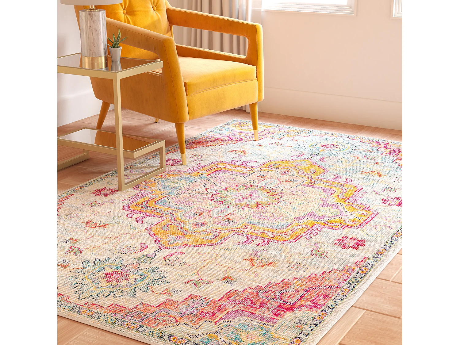 Tapis Bleu/Rose 152 X 244 cm - Desi