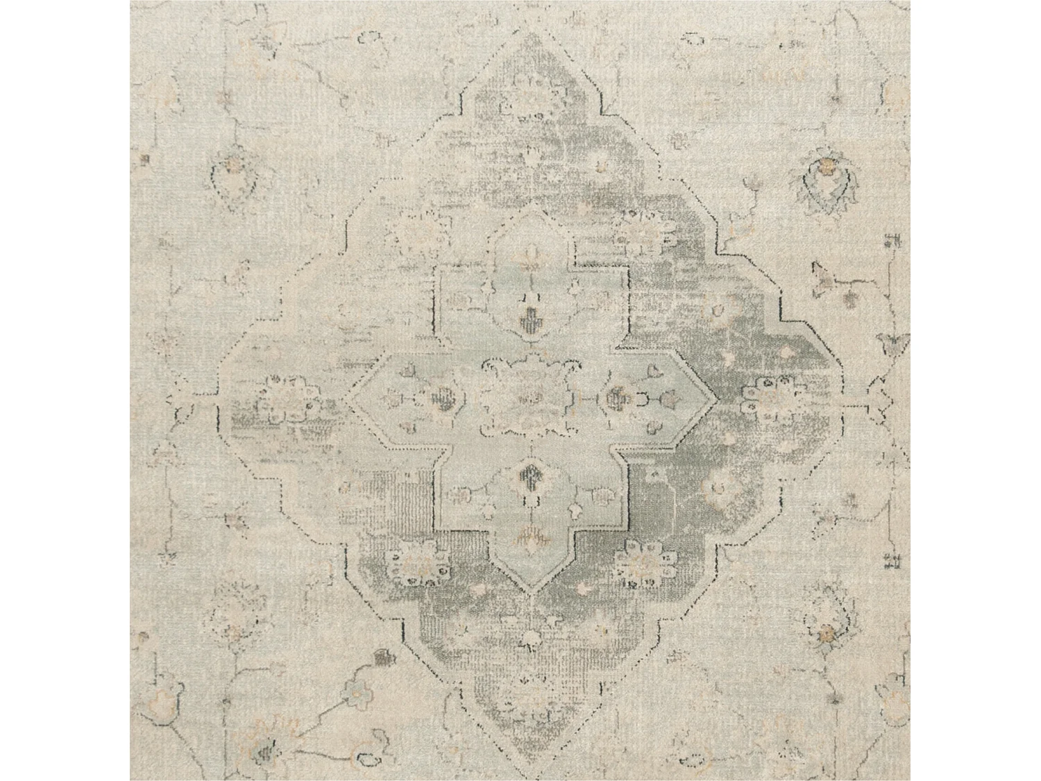 Tapis Bleu clair &amp; Crème 99 X 140 cm - Darlena
