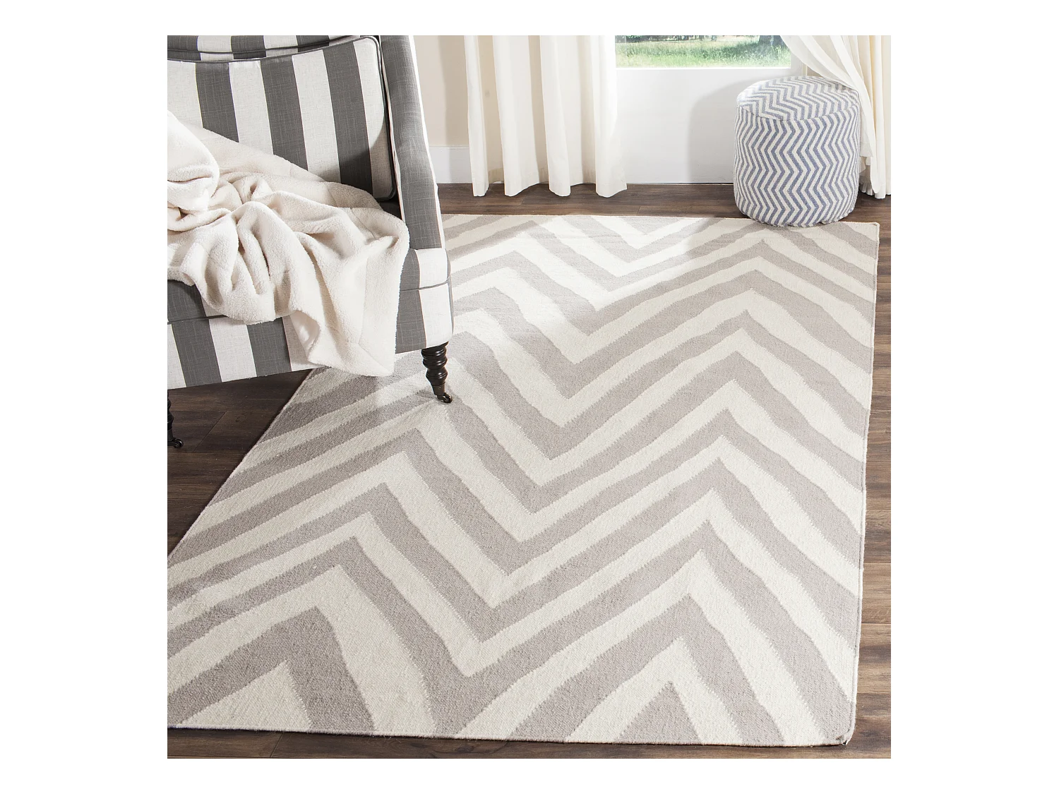 Tapis Gris/Neutre 152 X 244 cm - Serena