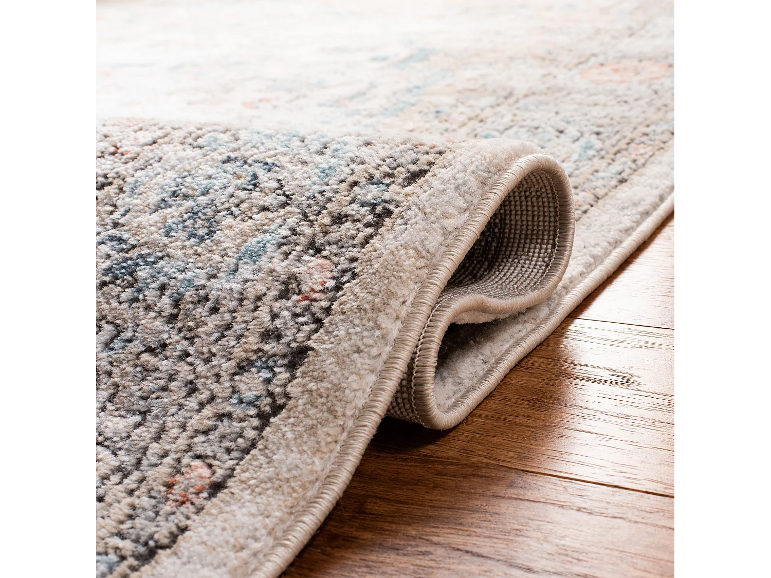 Tapis Gris/Bleu 155 X 229 cm - Josephine