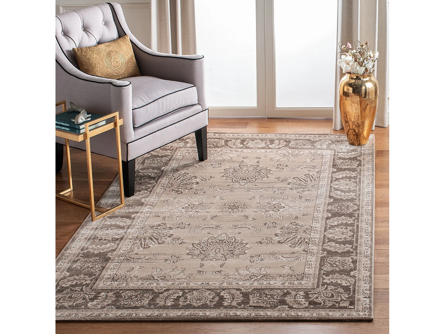 Tapis Neutre/Marron 244 X 335 cm - Darcy