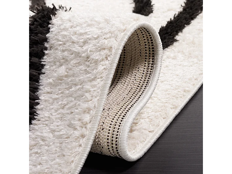 Tapis Ivoire/Noir 201 X 201 cm - Verena