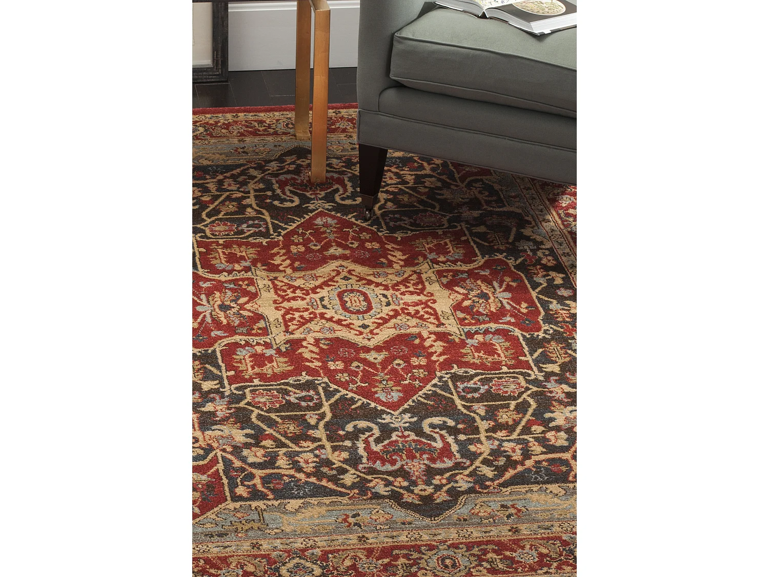 Tapis Rouge 122 X 170 cm - Alberto