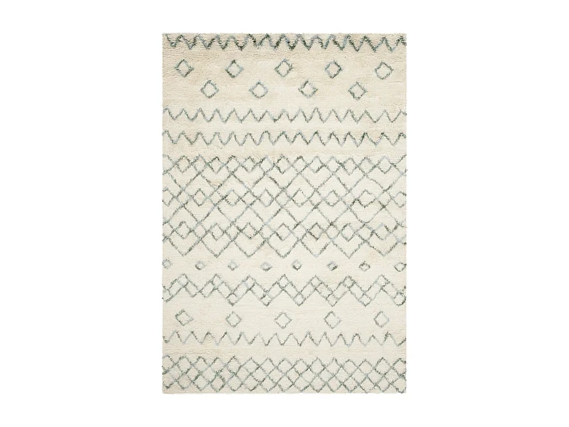 Tapis Neutre/Bleu 122 X 183 cm - Laszlo