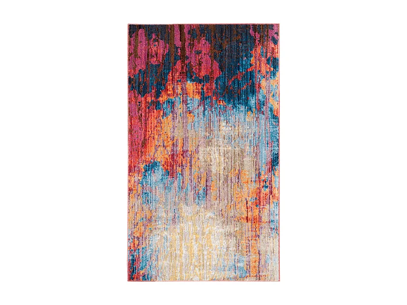 Tapis Bleu/Rouge 91 X 152 cm - Canan