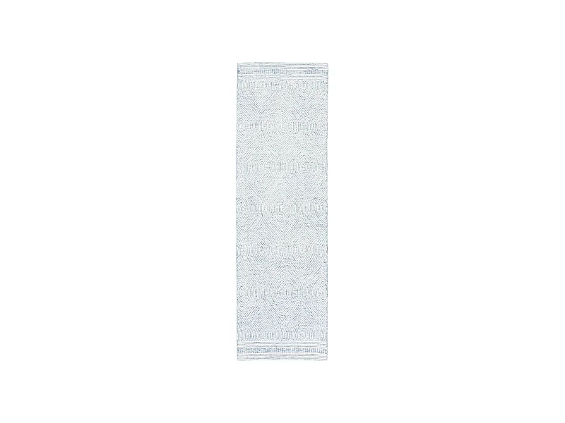 Tapis Ivoire/Bleu 69 X 244 cm - Alaska