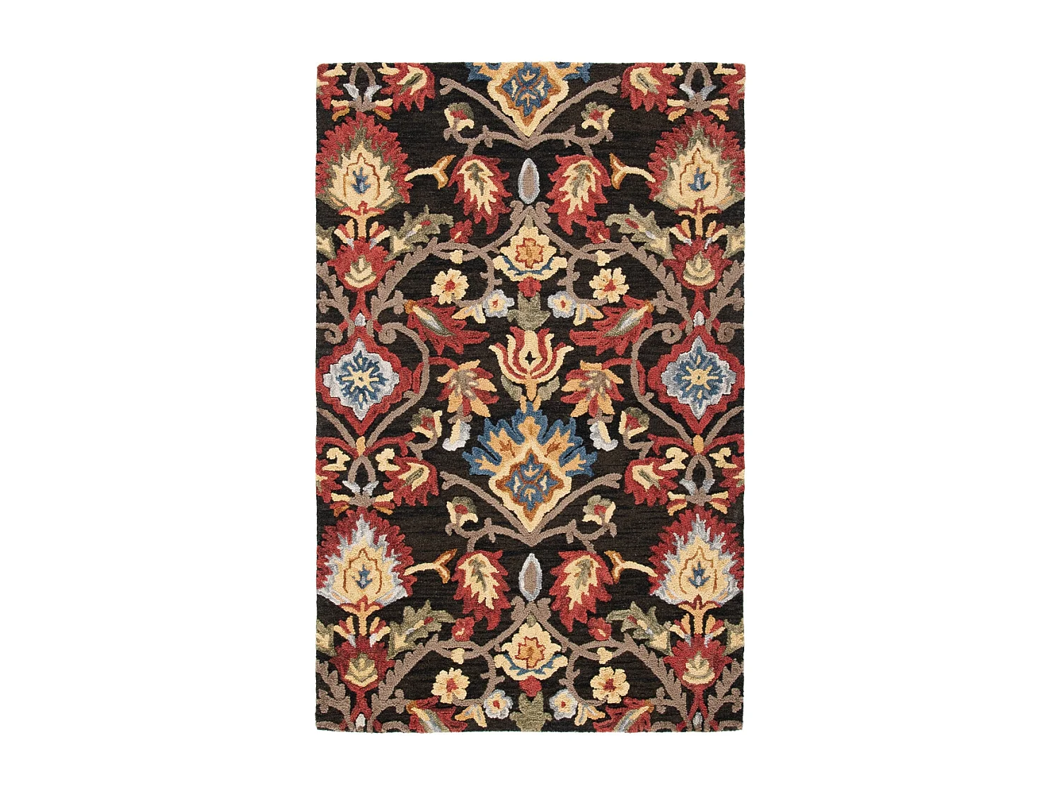 Tapis Charbon/Multi 91 X 152 cm - Juni