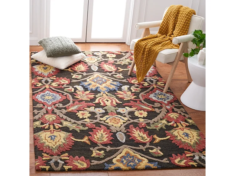 Tapis Charbon/Multi 91 X 152 cm - Juni