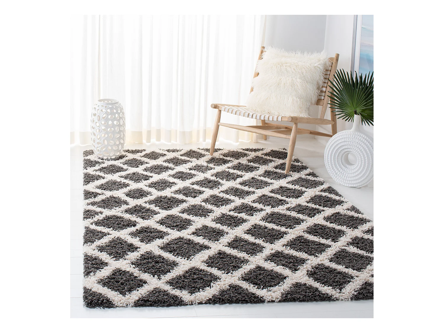 Tapis Gris/Neutre 155 X 229 cm - Natalia