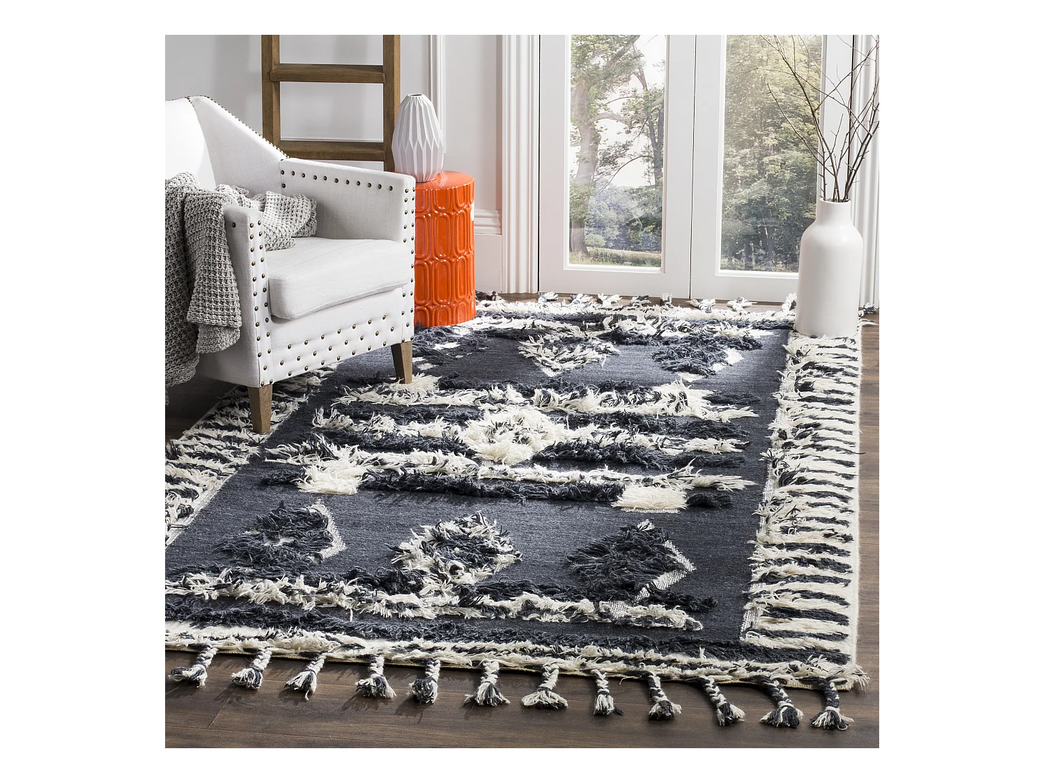 Tapis Gris/Neutre 183 X 274 cm - Clara