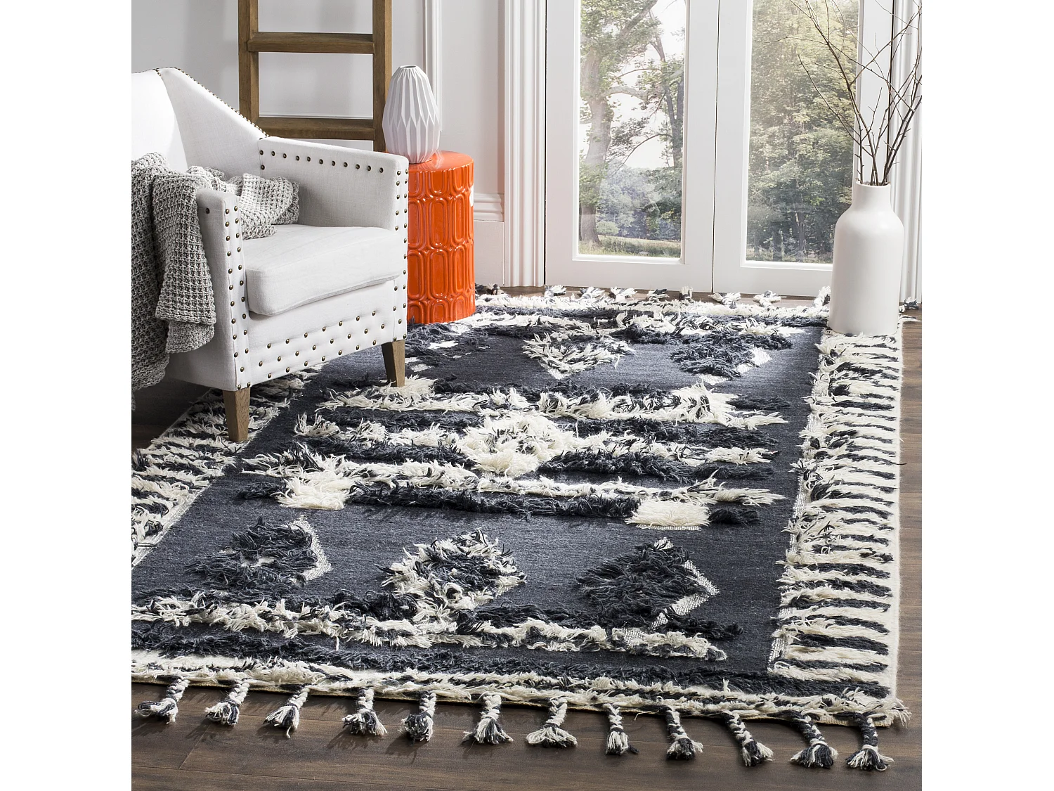 Tapis Gris/Neutre 183 X 274 cm - Clara