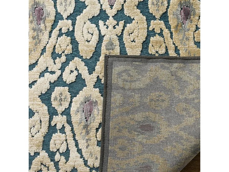 Tapis Jaune/Gris 79 X 122 cm - Dandi