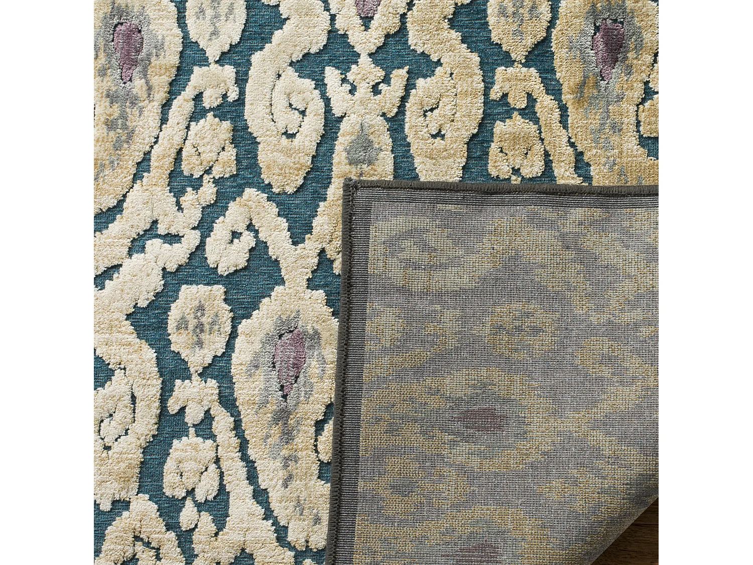 Tapis Jaune/Gris 79 X 122 cm - Dandi