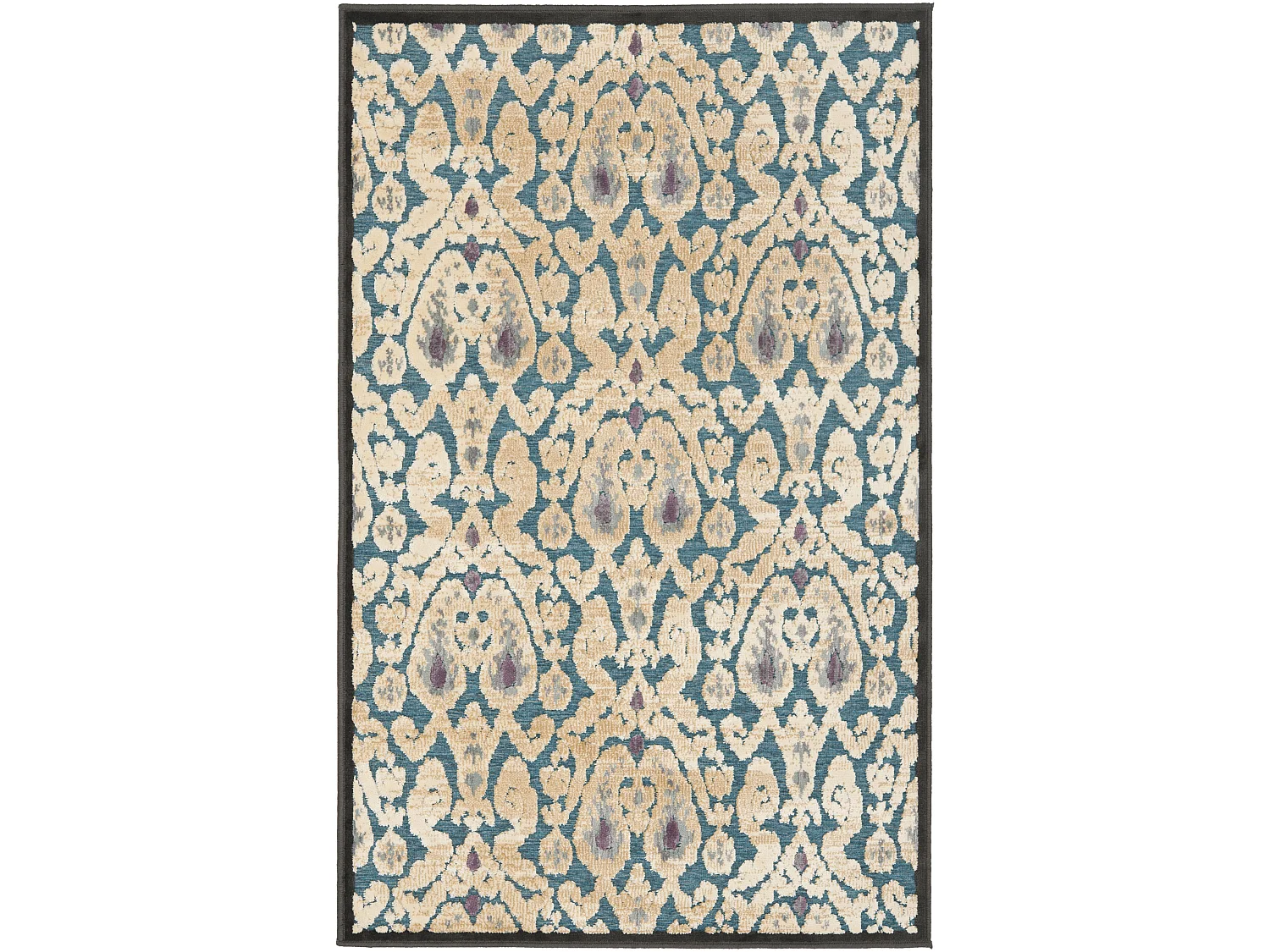 Tapis Jaune/Gris 79 X 122 cm - Dandi
