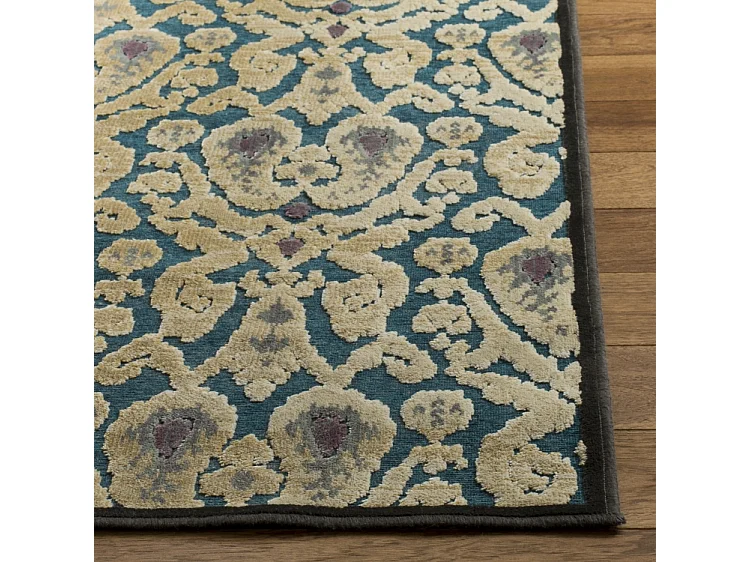 Tapis Jaune/Gris 79 X 122 cm - Dandi