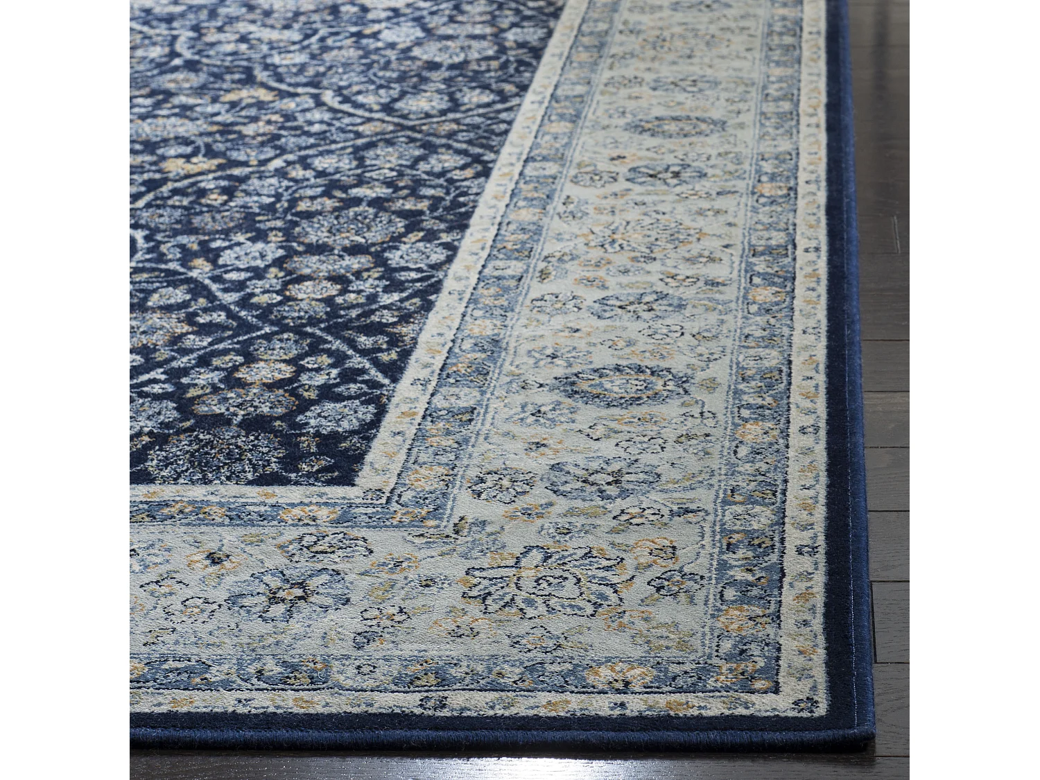Tapis Bleu Marine/Bleu 201 X 279 cm - Juliette
