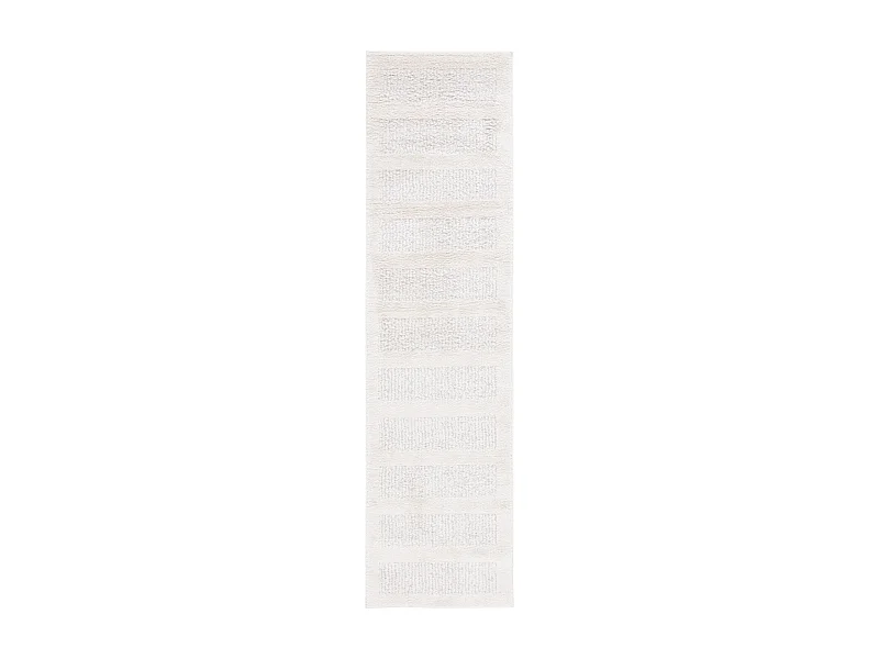 Tapis Ivoire/Gris 66 X 183 cm - Brezlyn