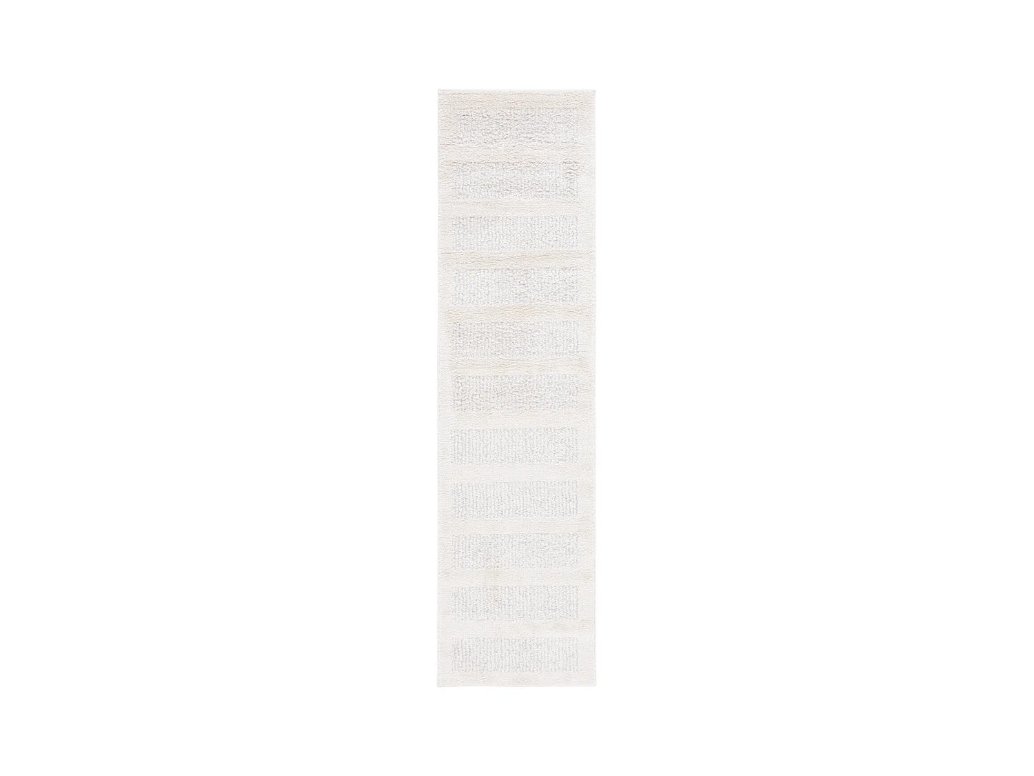 Tapis Ivoire/Gris 66 X 183 cm - Brezlyn