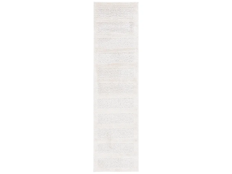 Tapis Ivoire/Gris 66 X 183 cm - Brezlyn