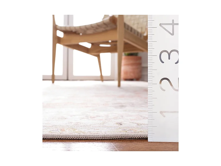 Tapis Gris clair/Rouille 244 X 244 cm - Primrose