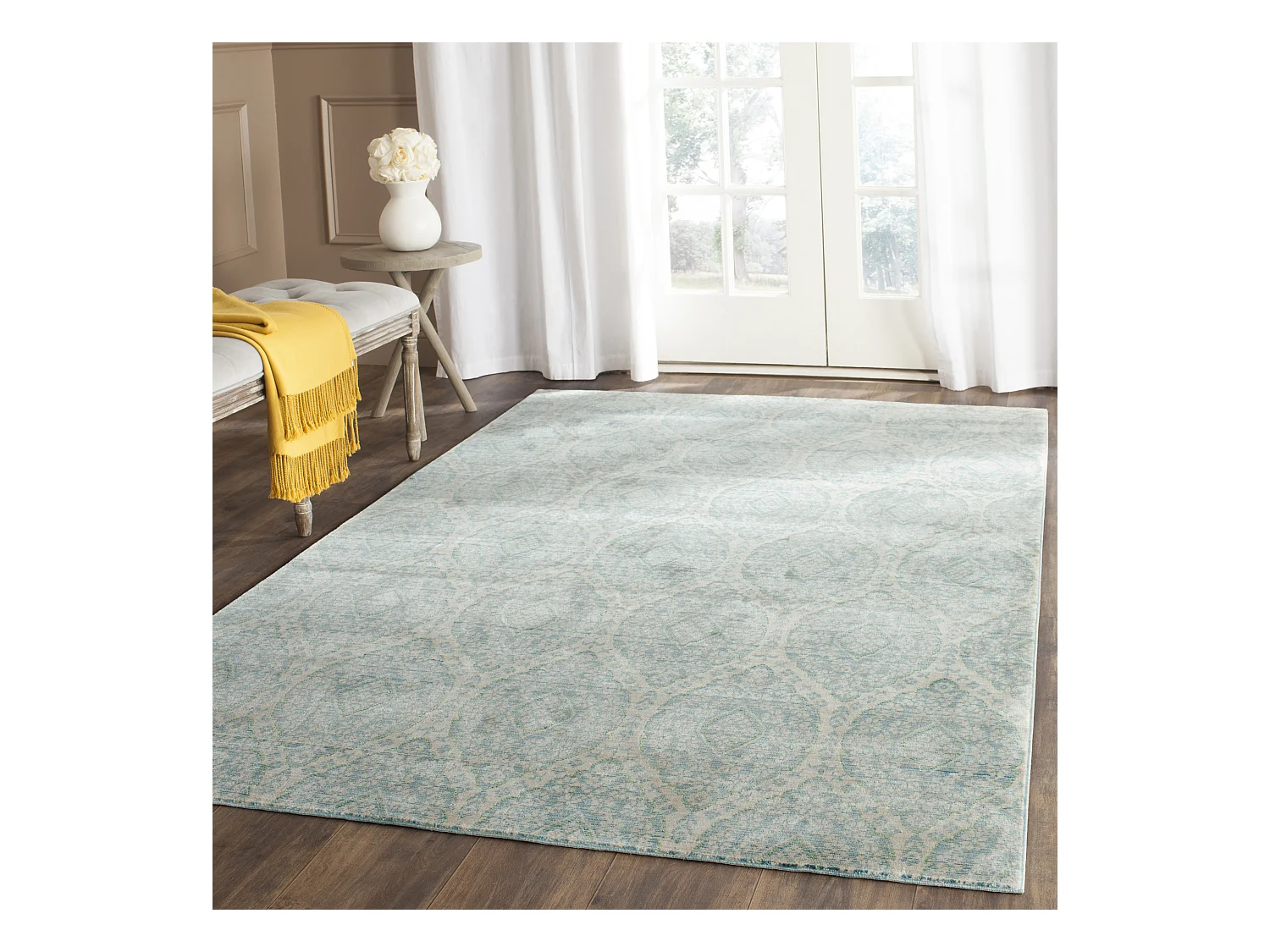 Tapis Bleu/Neutre 122 X 183 cm - Marlon