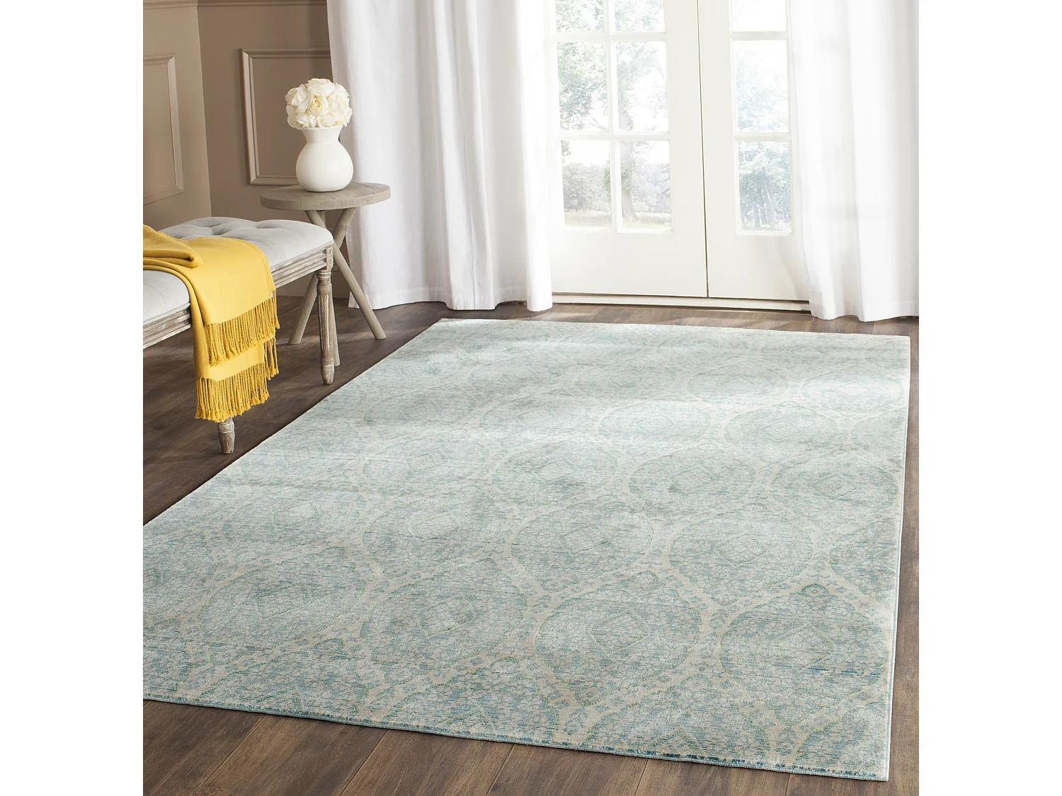 Tapis Bleu/Neutre 122 X 183 cm - Marlon