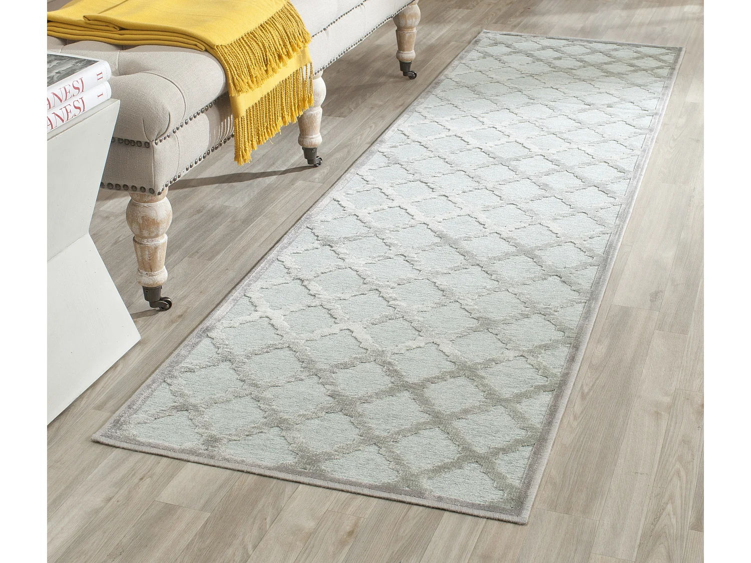 Tapis Gris/Vert 66 X 244 cm - Anguilla