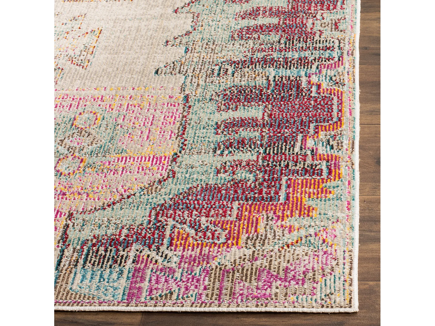 Tapis Gris/Violet 122 X 183 cm - Delia