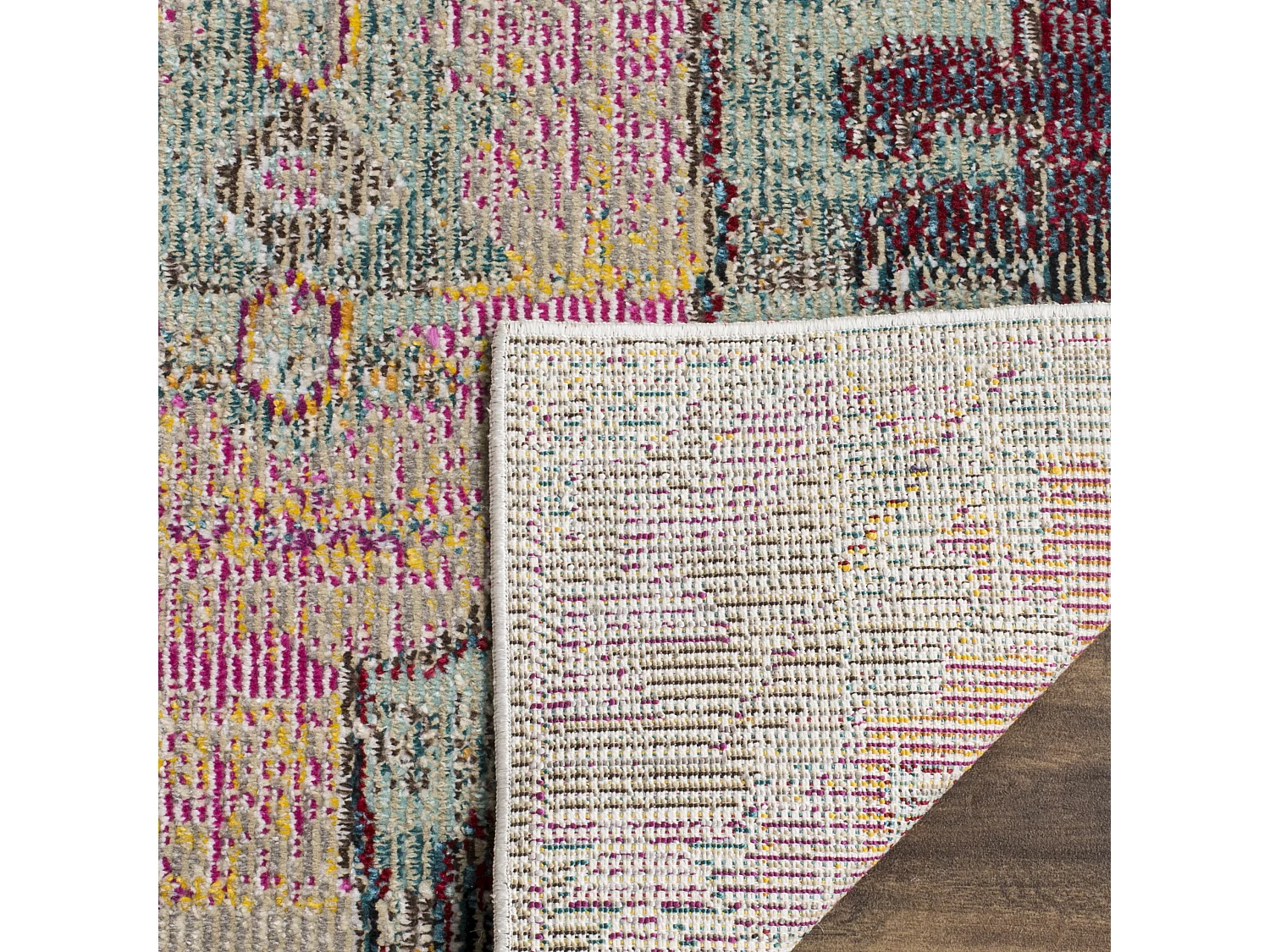 Tapis Gris/Violet 122 X 183 cm - Delia