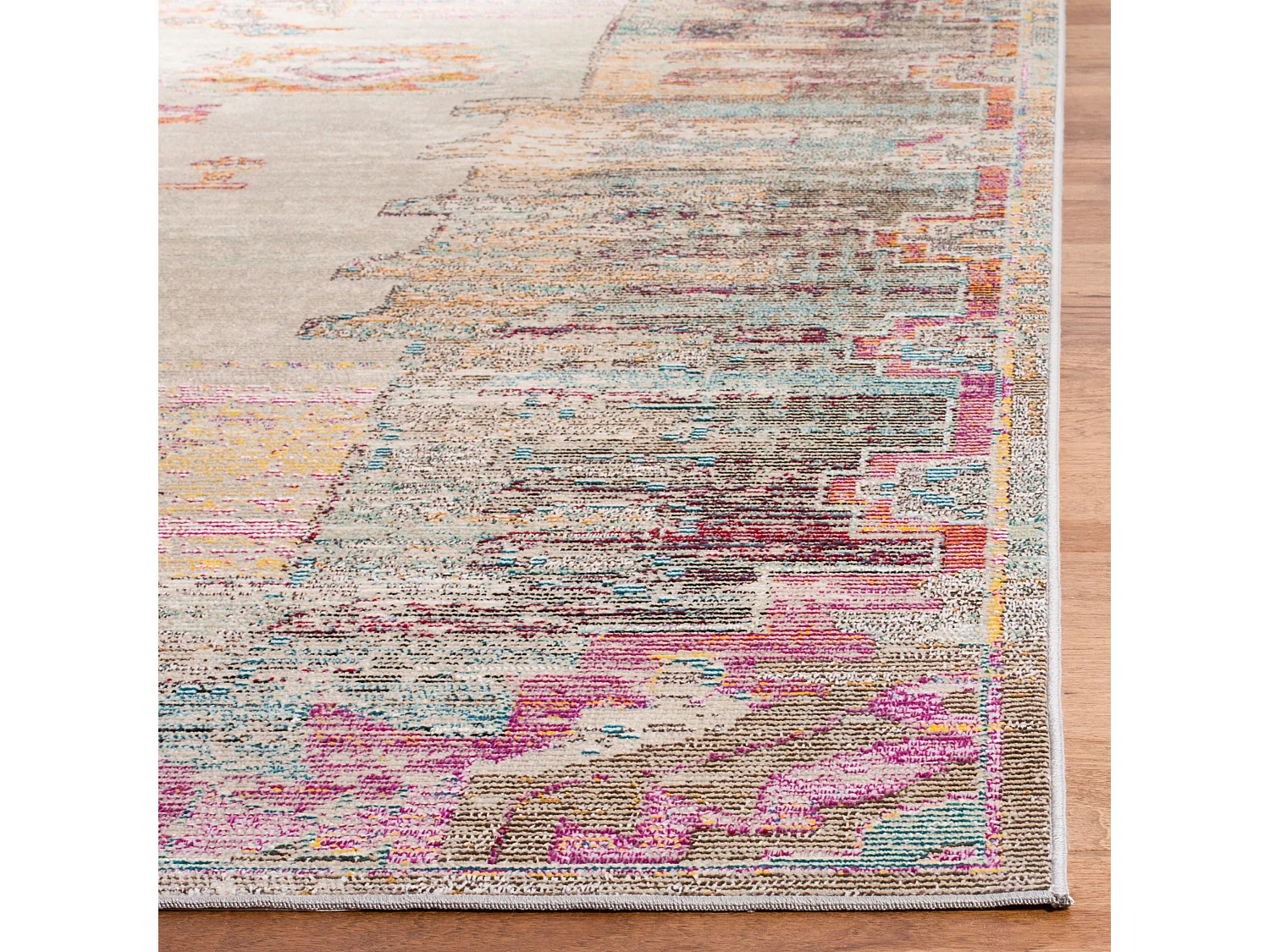 Tapis Gris/Violet 122 X 183 cm - Delia