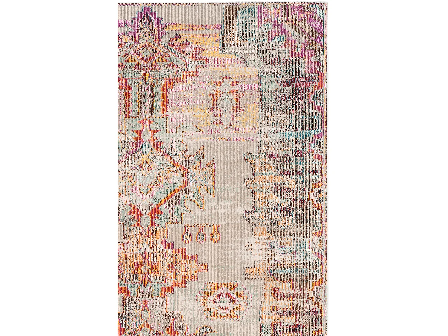 Tapis Gris/Violet 122 X 183 cm - Delia