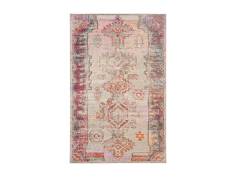 Tapis Gris/Violet 122 X 183 cm - Delia