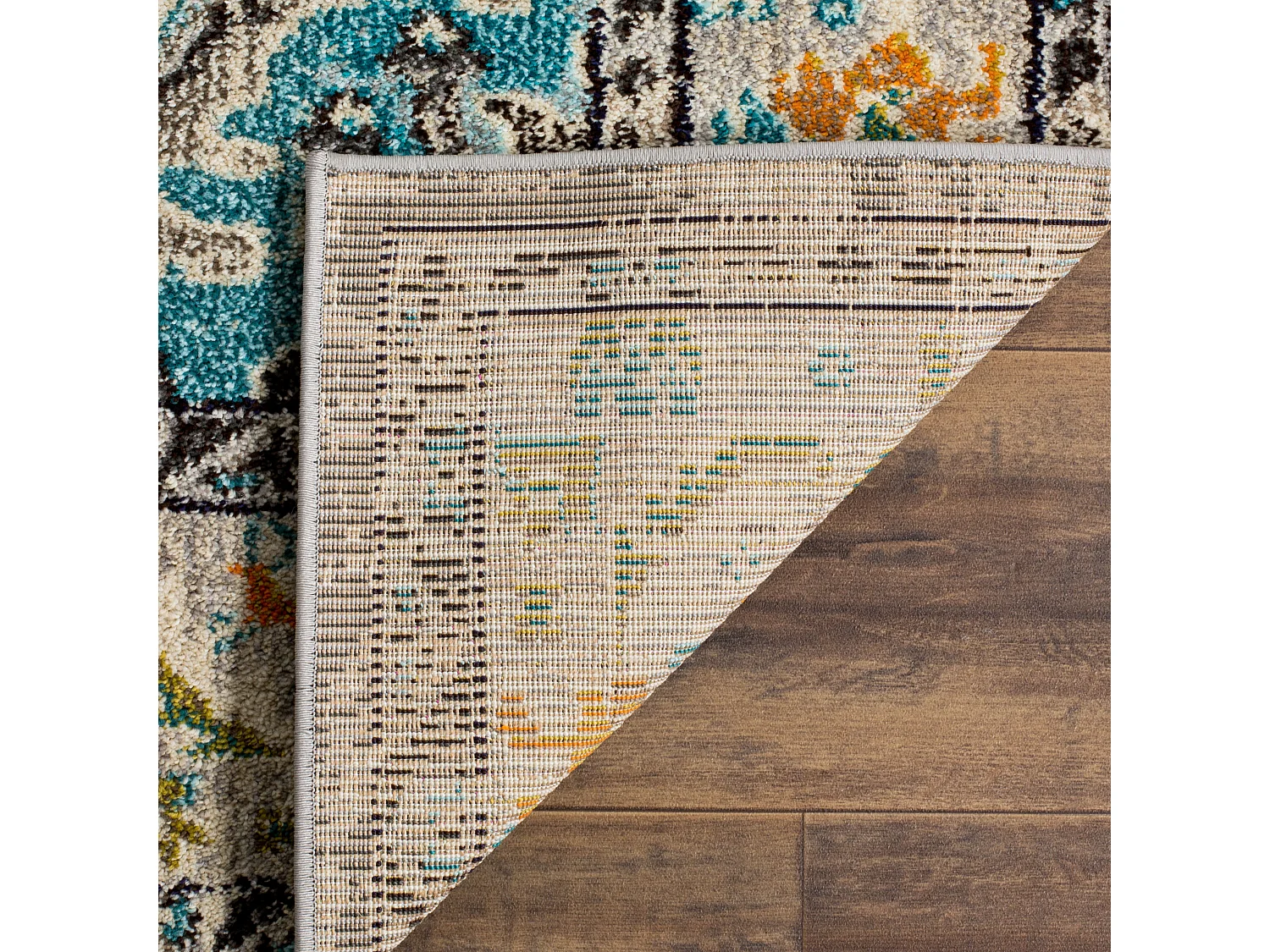 Tapis Gris/Bleu 122 X 170 cm - Milà