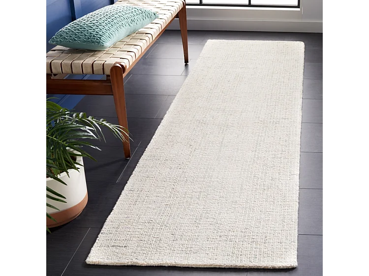 Tapis Ivoire/Gris clair 69 X 183 cm - Alouette