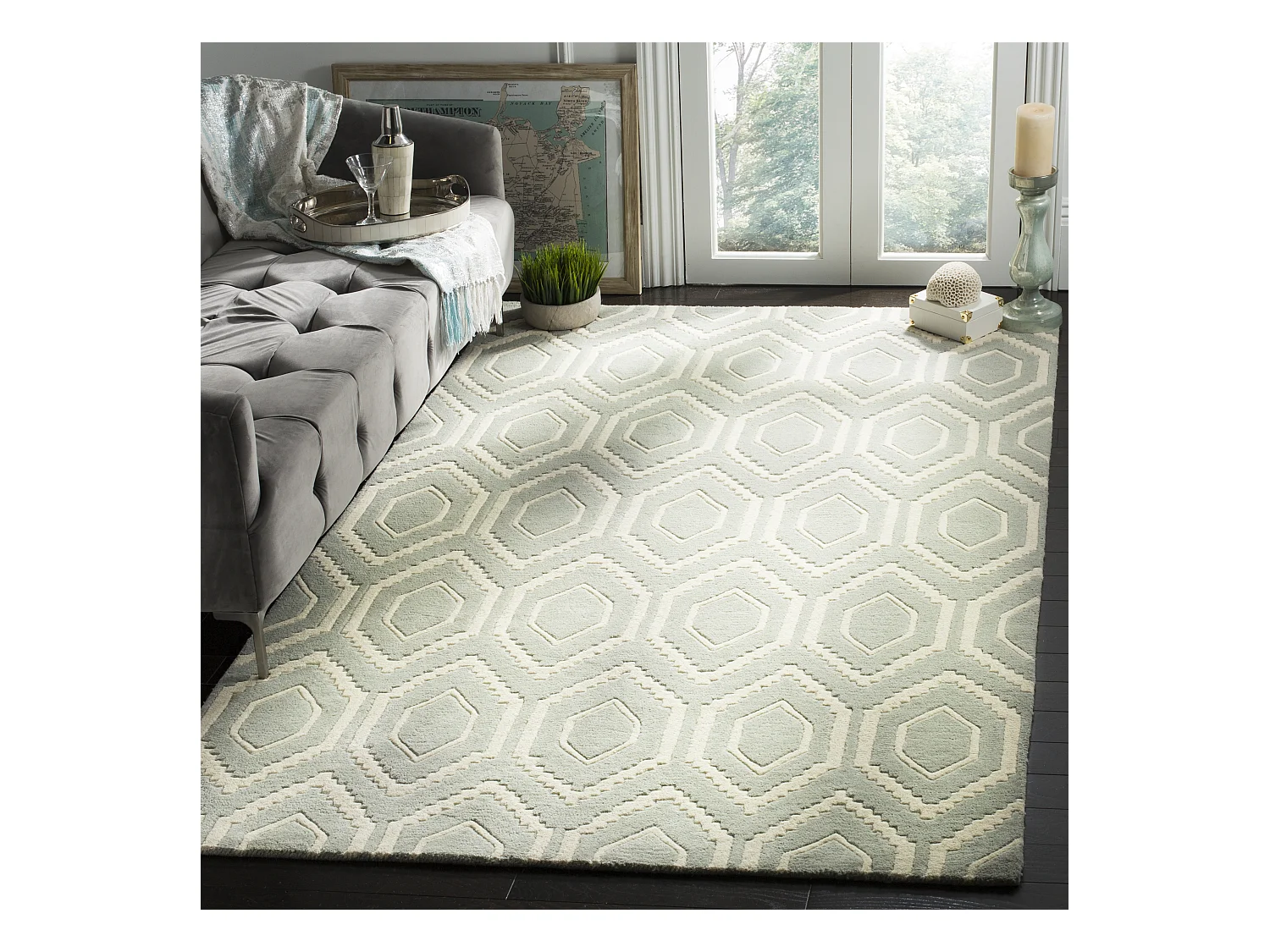 Tapis Gris/Neutre 183 X 274 cm - Essex