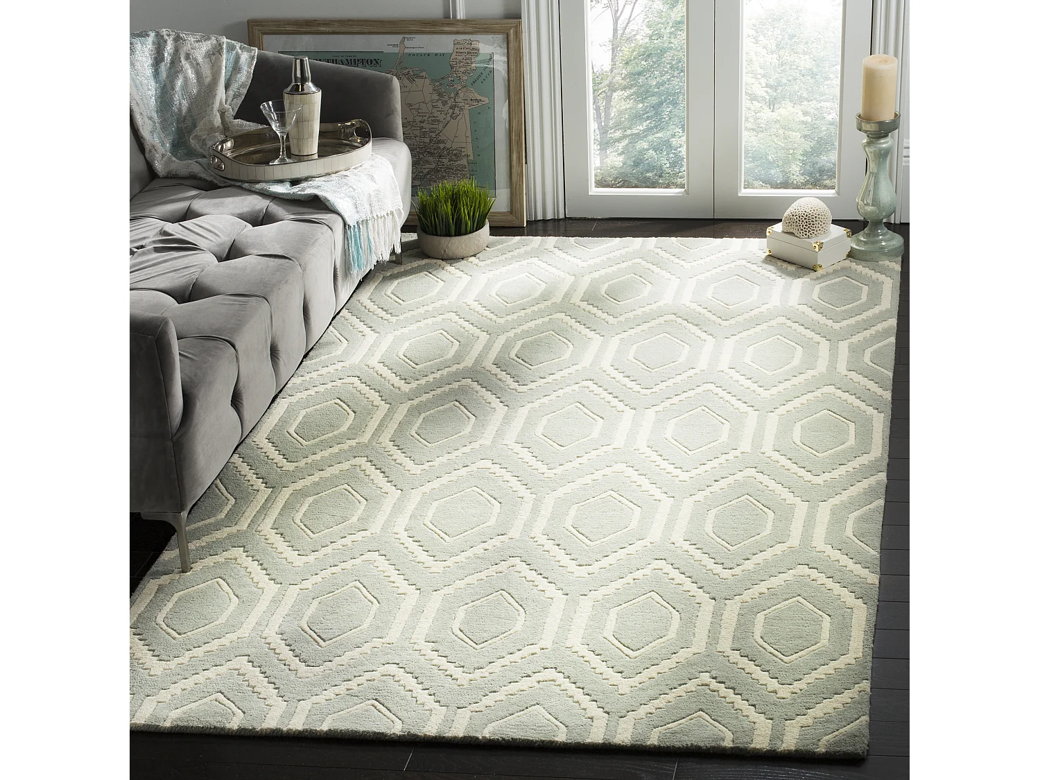 Tapis Gris/Neutre 183 X 274 cm - Essex