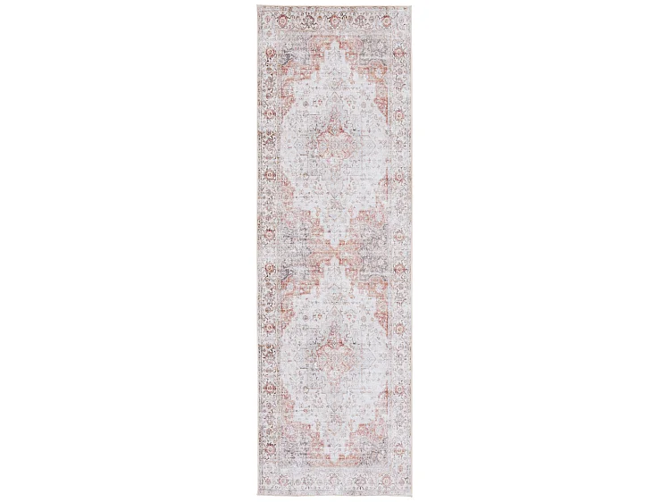 Tapis Gris clair/Rouille 76 X 305 cm - Primrose
