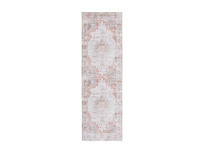 Tapis Gris clair/Rouille 76 X 305 cm - Primrose