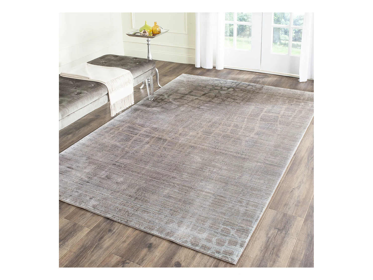 Tapis Gris/Multicolore 122 X 183 cm - Darold
