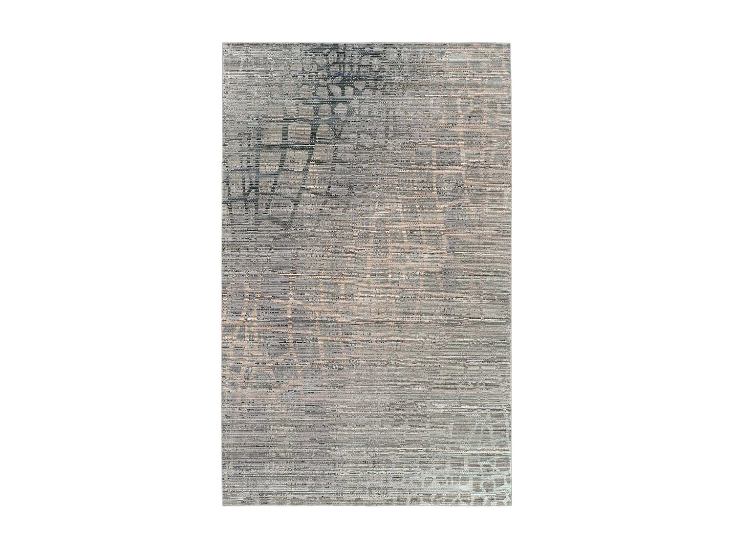 Tapis Gris/Multicolore 122 X 183 cm - Darold