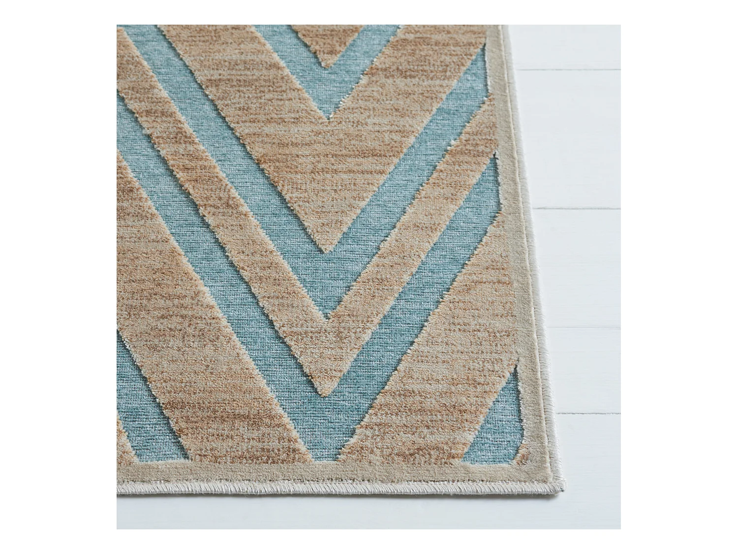 Tapis Neutre/Bleu 160 X 229 cm - Tobago
