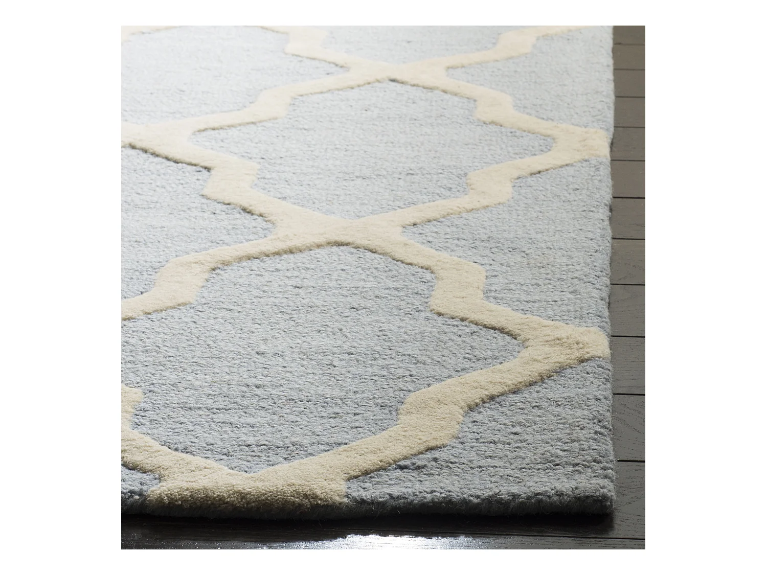 Tapis Bleu/Neutre 91 X 152 cm - Ava