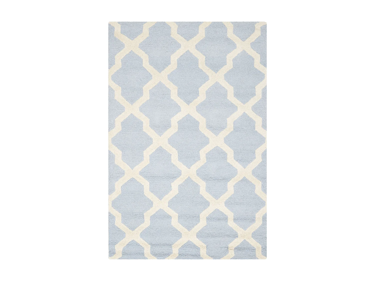 Tapis Bleu/Neutre 91 X 152 cm - Ava