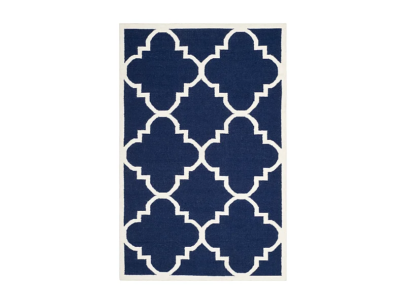 Tapis Bleu Marine/Neutre 152 X 244 cm - Nadia
