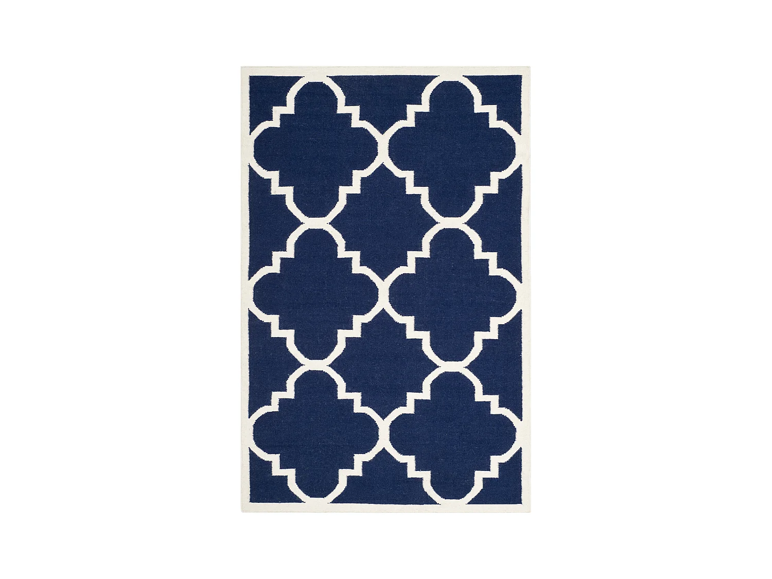 Tapis Bleu Marine/Neutre 152 X 244 cm - Nadia
