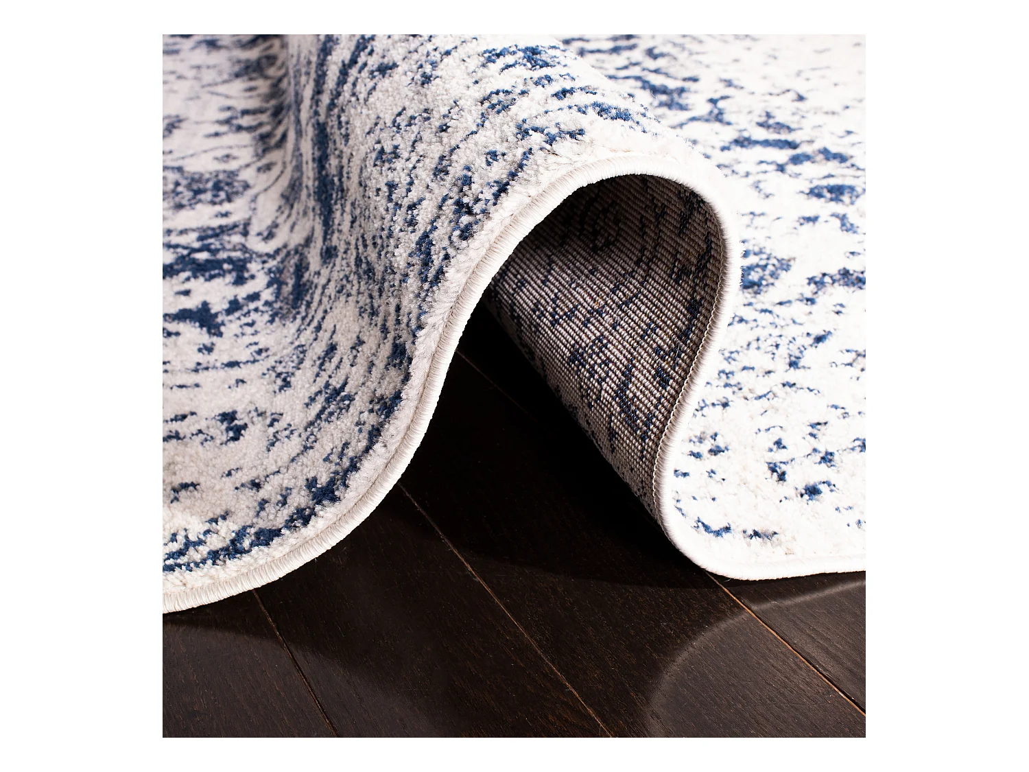 Tapis Bleu/Neutre 91 X 152 cm - Merryl