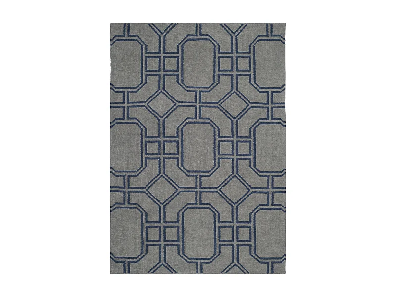 Tapis Gris/Bleu 152 X 244 cm - Bellina