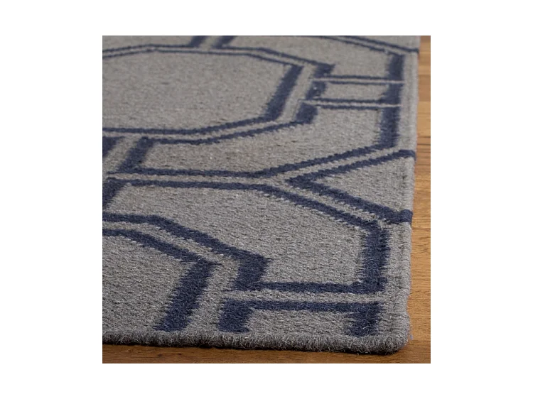 Tapis Gris/Bleu 152 X 244 cm - Bellina