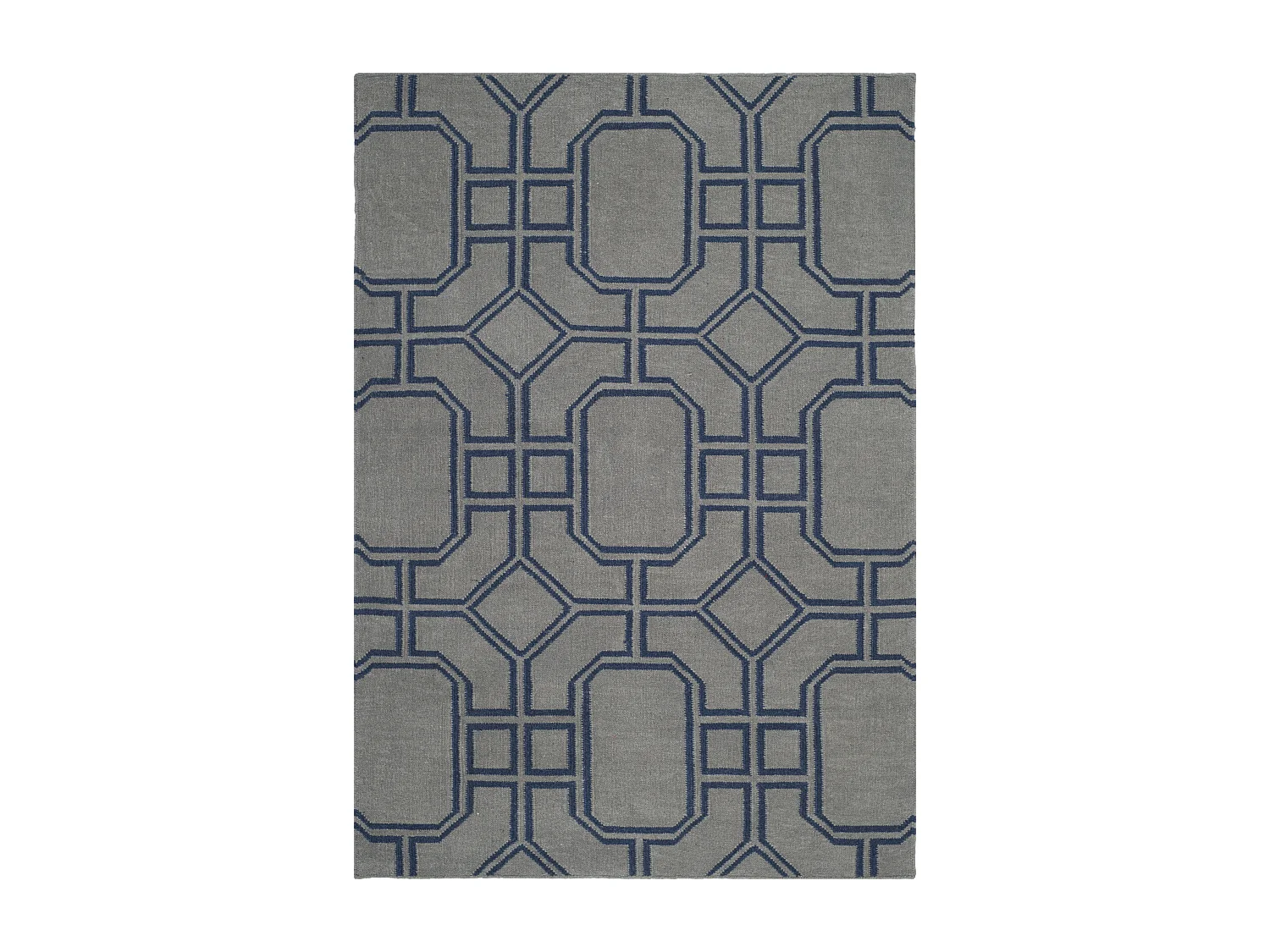 Tapis Gris/Bleu 152 X 244 cm - Bellina