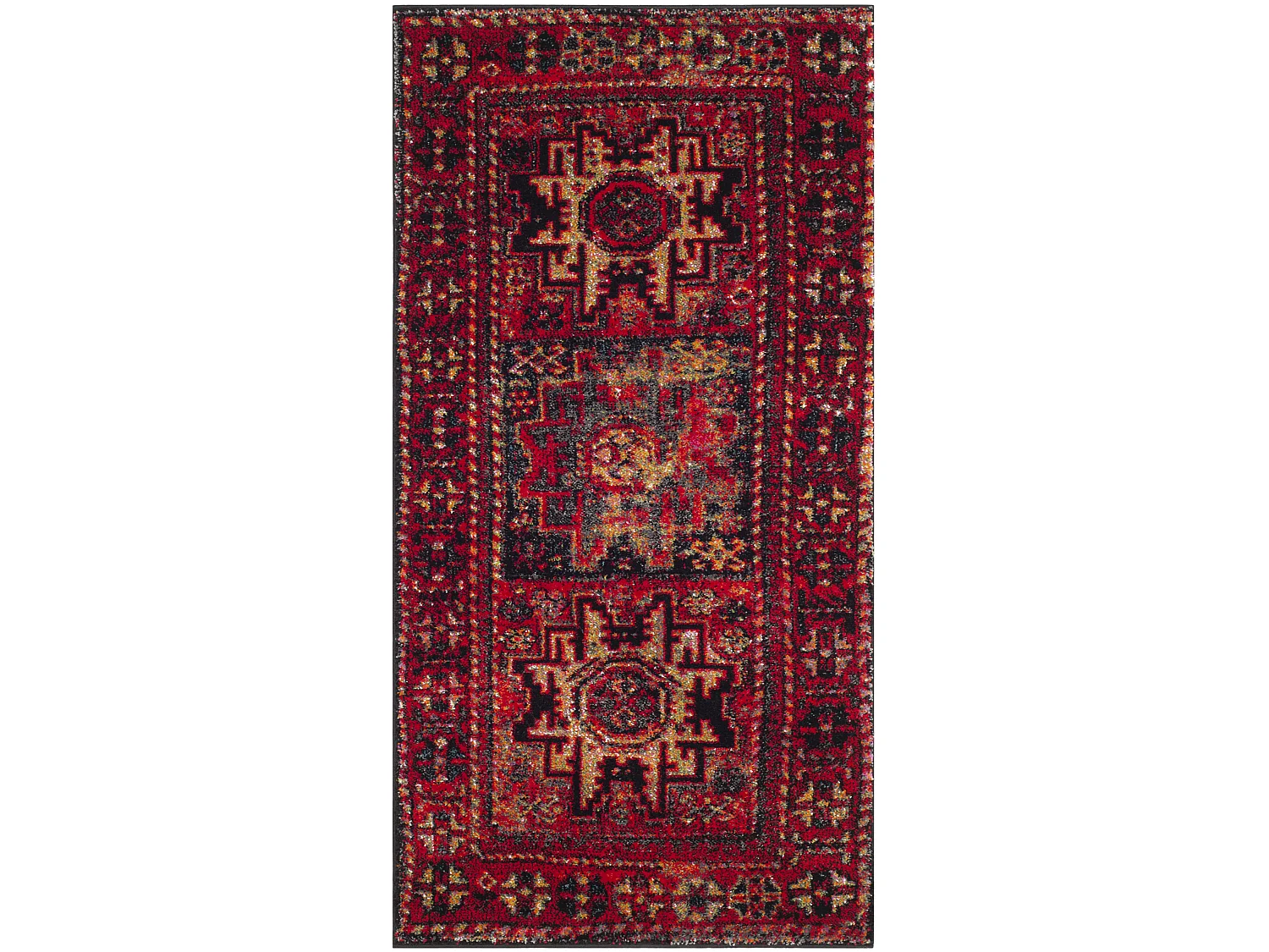 Tapis Rouge/Multicolore 122 X 183 cm - Waverly